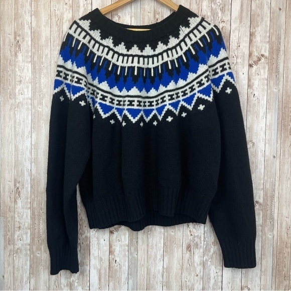 Polo Ralph Lauren‎ Fair Isle Lambswool/Cashmere Blend Sweater Top Size Small - Picture 1 of 14